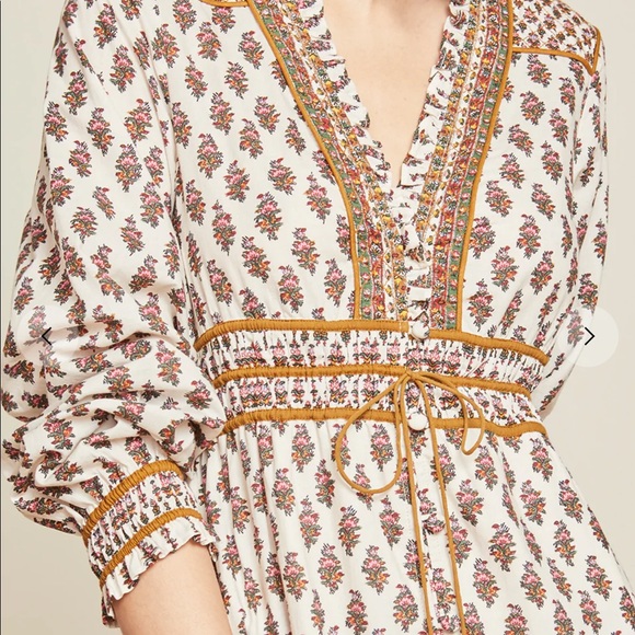 NWT Veronica Beard- ALESSANDRA BOHO-FLORAL DRESS Size 00 - Picture 4 of 13